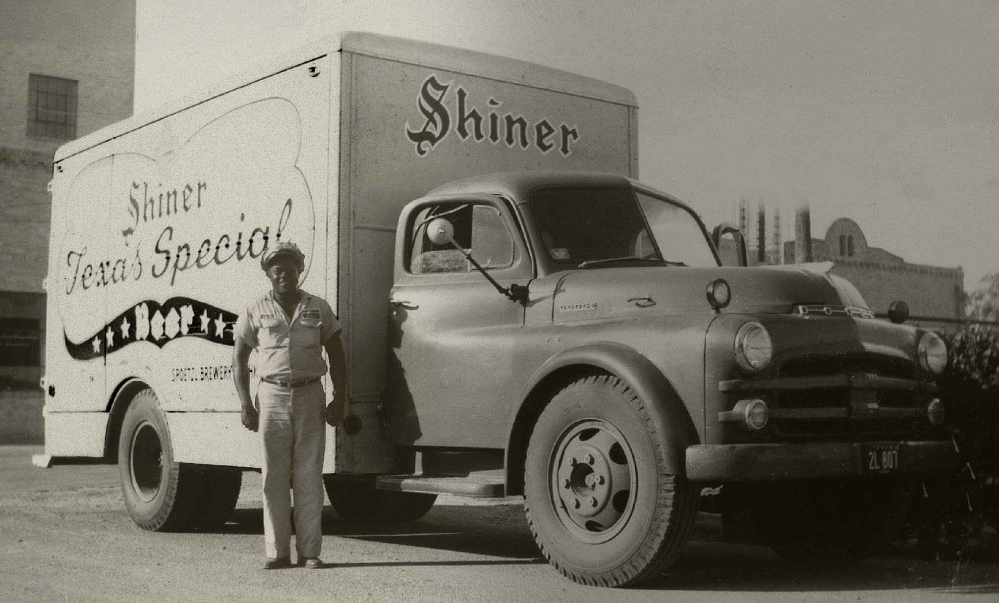Old Shiner delivery truck